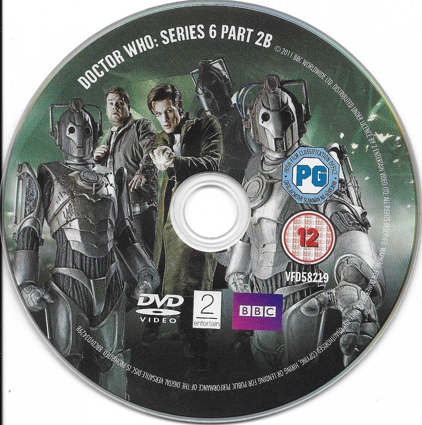 BBCDVD 3429 Doctor Who - Series 6, volume 2 Steven Moffat / Mark Gatiss / Tom Macrae from the BBC records and Tapes library Label